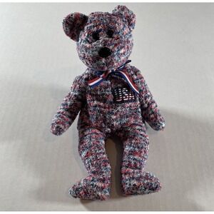 Ty Beanie Baby USA Bear 2000 Patriotic Retired Collectible‎ Plush Toy